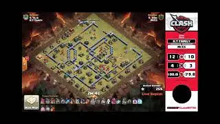 H.T Family vs MCES Match 8 ClashMSTRS Clash of Clans Final Match