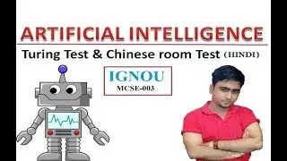 Turing Test and Chinese Rome Test(Hindi)#1 || Artificial Intelligence|| MCSE-003