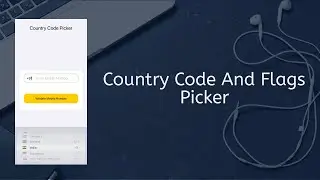 How to implement country code and flags picker In swift ios