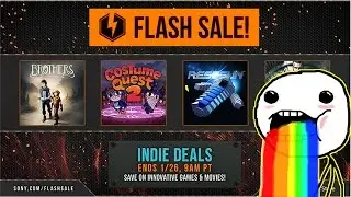 PlayStation&reg; Store FLASH SALE 1/23/2015 & 10% Off Your Entire Cart!