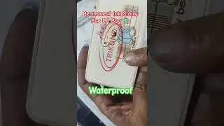waterproof plastic Pre inked Stamp #stampfactory #ordernow #waterproof
