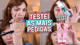 TESTANDO AS MAKES *MAIS PEDIDAS* POR VOCÊS!!
