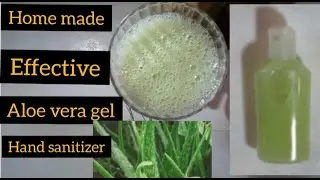 Homemade Rinse free Hand Sanitizer /Aloe Vera Homemade Hand Sanitizer