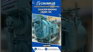 Used 125 HP Cleaver Brooks 150 PSI Steam Boiler 1990 Model CB200-125
