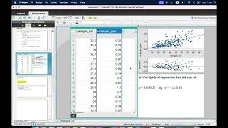 line&aelig;r regression - eksempel - inkl. residualplot og residualspredning