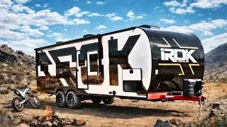 This Toyhauler Hauls All Cars Four Seaters Dirt Bikes &mdash; Garage, Luxury, Power | 2026 IROK 2814 LUXE!