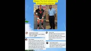Dwayne 'The Rock' Johnson new slimmed down physique #dwaynejohnson #dwaynejohnsontherock #short