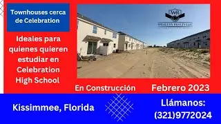Townhouses cerca Celebration, Florida zip code 34747. Les corresponde High School de Celebration.