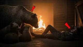 Wildfire Trapped a Bear Family and a Hunter Inside One Cabin Nature&rsquo;s Justice Unfolded