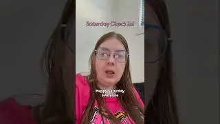 Saturday Check In Content Series News Updates Life Brittsaudhdlife Neurodivergent AuDHD ADHD