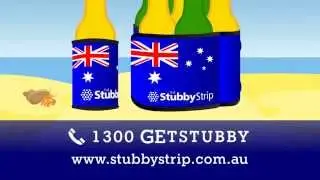 Australia Day Stubby Strip