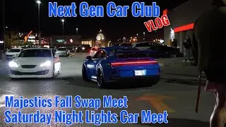 Next Gen Car Club | Majestics | Saturday Night Lights Car Meet | Regina Vlog