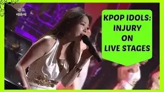 KPOP IDOLS:  WHO PERFORMED WHILE HAVING INJURY ON LIVE STAGES   BTS,EXO,STELLAR,INFINITE,SHINEE ETC