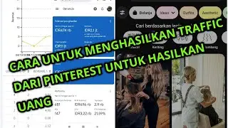 CARA KAMU HASILKAN UANG DARI TRAFFIC PINTEREST #adsense