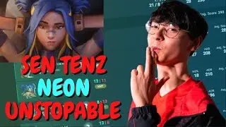 SEN TenZ SHOWS HOW TO PLAY NEON IN RADIANT!! * 27 ELIMS *