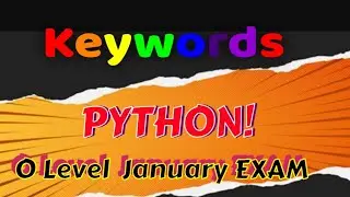 Python- keywords ||  Keywords in Hindi  Python Tutorial #m3r5#python | O Level Exam