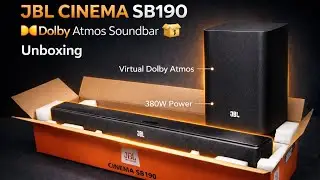 JBL Cinema SB190 🔊 Unboxing & Setup | Dolby Atmos Experience 😱🔥 #hometheater #jbl #unboxing #review