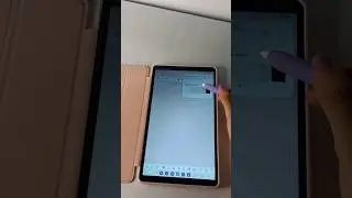 NOTE TAKING ON SAMSUNG TAB A9 8.7 ✨️🌼 ( asmr ) #samsungtaba9 #notetaking #asmr