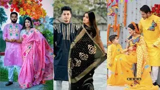 কাপল শাড়ি পাঞ্জাবি কালেকশন ২০২৫। Couple dress collection 2025 #fahmidasdream #fashion #couple