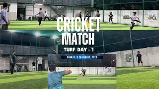 🏏CRICKET TURF DAY 1 | Insane Sixes 🔥, Funniest Moments & Epic Friends Challenge!