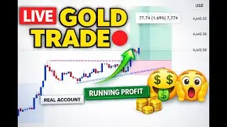 XAUUSD Live Analysis | Real Trade Running | ICT Strategy