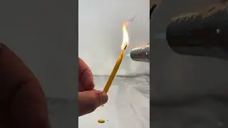 Melting Wax Using a Power Flame
