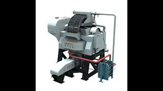 1.4T high gradient wet type vertical ring electromagnetic separator removing weak magnetic iron