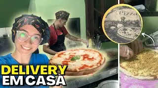 COMO &Eacute; NOSSA ROTINA DE DELIVERY EM CASA | Fizemos pizza e perdemos um pedido