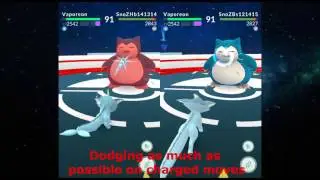 Defensive powerhouses, Snorlax (ButtBeam vs ButtSlam)