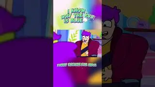 I Know,Why The Sky Is Blue 💭🪁Funny English for Kids! #cartoon #english