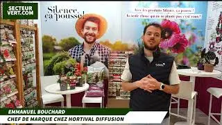 HORTIVAL DIFFUSION : EMMANUEL BOUCHARD &laquo;SILENCE, &ccedil;a pousse !&raquo; l'Offre Pro Jardin/D&eacute;co, aux JDC 2024