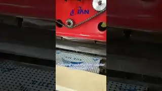 Stainless steel mesh punching machine #preforming