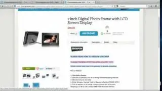 7 inch Digital Frame Groupon Tutorial
