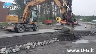 Grading bucket Gi-750 IMPLEMX Universe Group. Grading beam blade.