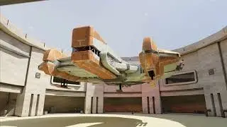 Blender 3.0 Star Wars VFX - KOTOR Ebon Hawk to Tatooine V1