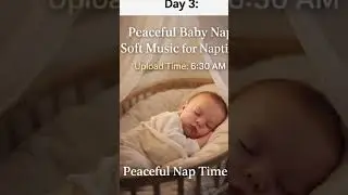 Peaceful Baby Nap 😴 | Calm Sleep Music for Babies 🌙 #shorts