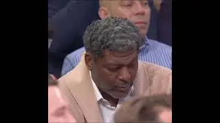 Knicks Legends watching the game!