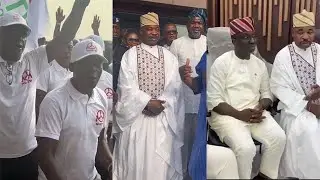 NURTW EDO STATE & EDO GOV. WELCOME PRESIDENT MC OLUOMO @ EDO GOV. SECRETARIAT