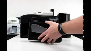 How to load ribbons into a DTC4500