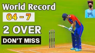 Word Record Real Cricket Gameplay | Hatrick wicket + Best Performance In Real Cricket | Real Cricket