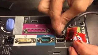 USB Cable Lock Instructions