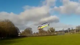 Goblin 630 in 18 mph wind Spirit pro fbl
