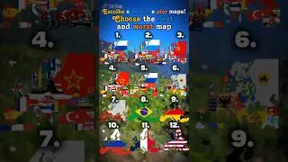 Choose the best and worst map! #mapping #mapper #history #viral #usa #maps #shorts #geo #god