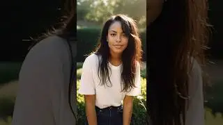 Aaliyah died in 2001. What would she look like at 62? #shorts #aaliyah #ageprogression