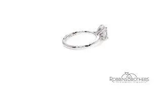 Tacori Platinum Diamond Engagement Ring Setting 1/10 ct. tw.