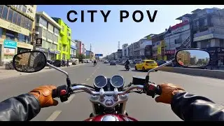 POV Motorcycle City Ride in 4K 60FPS | Exploring Streets & Local Spots