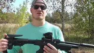 PCP-пистолет KRAL NP-01 к.6.35 - Стрельба 50 м с коллиматорным прицелом