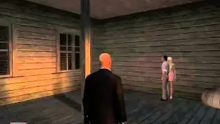 Hitman Blood Money - Random moment #1 - Girrrrl, why yo' kissing the air?