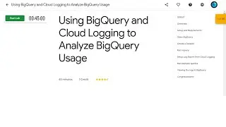 Using BigQuery and Cloud Logging to Analyze BigQuery Usage