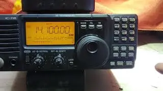 ICOM IC718 com DSP. Aberto para 11 metros!! Um espetáculo. Saindo com 108Watts!